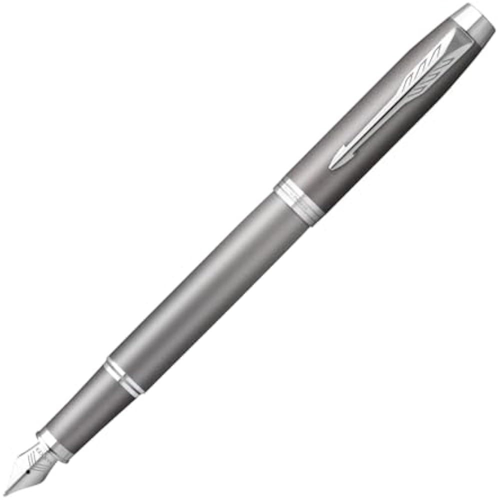 PARKER Parker Fountain Pen IM Writing Rituals Gray CT Fine Print Gift Box Gift Luxury Genuine Imp...