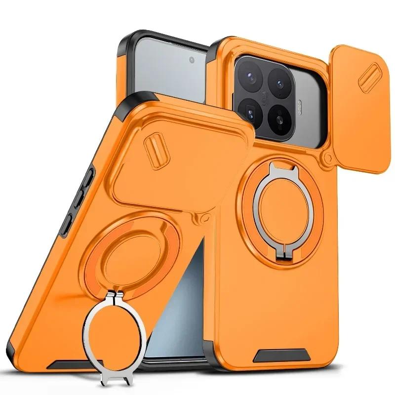 Capa for Xiaomi 17T Pro 15T 14T Pro Case for Xiaomi Mi 17T Cover Armor Slide Camera Ring Magnetic Stand Shockproof Phone Funda