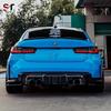 BMW M3 G80 M4 G82 G83 R44 Style Carbon Fiber Rear Lip Diffuser with Lights