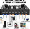 V8S Live Sound Card Podcast Equipment Bundle,with Microphone Set Device,Music/Recording Live Streaming For DJ Disco Device