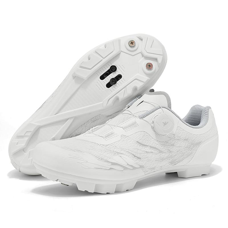 Sapatos de Ciclismo de Estrada Masculino Respirável Verão Travas de Bloqueio Automático Antiderrapante Sapato de Bicicleta de Montanha Masculino Sneaker de Corrida spd Leve