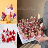 15 Teile/satz Mini Hut Kuchen Dekoration Geburtstag Backen Outfit Weihnachten Dekorationen DIY Nette Dessert Dekoration Party Liefert