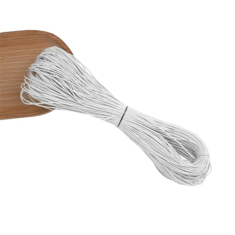 65.61yardX1mm Waxed Cotton Braiding Thread Weaving String for Handmade Bracelets Necklaces Jewelry Making Accessories