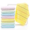 Vertical Stripe Cotton Towel with Custom Logo Embroidery - Ideal Gift Option