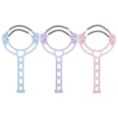 3 Stück Gesichtshaarentfernung Feder Handheld Gesichts-Epilierer für Frauen Augenbrauen Kinn Wange Schnurrbart Oberlippe