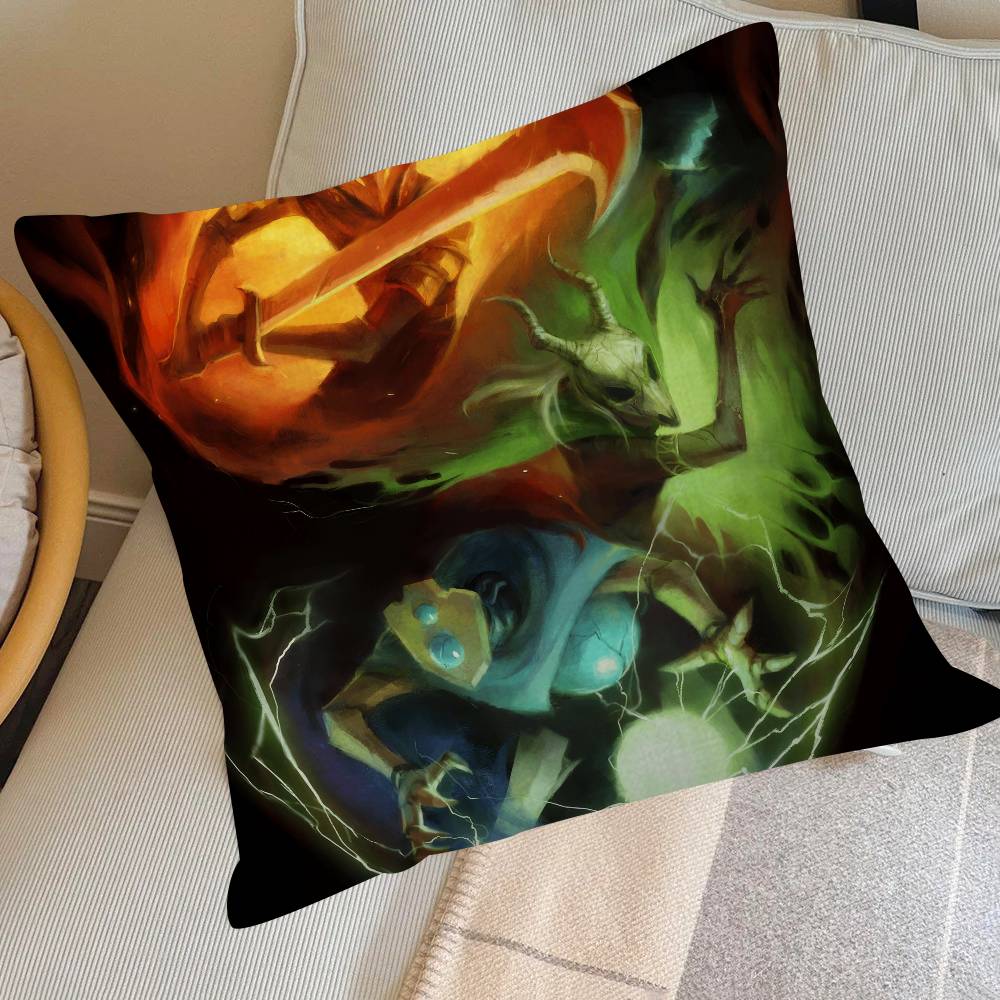 Office Cushion Pillowcase Car Cushion Cover45X45Cm Lumbar Pillowcase Sofa Pillowcover Slay The Anime Spire Game