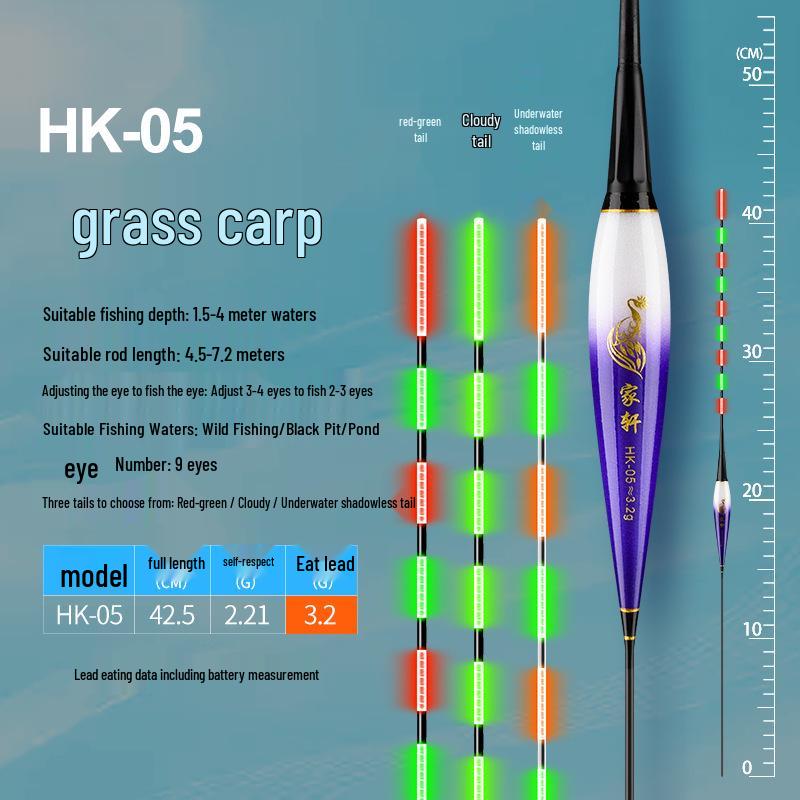 Dual-Use Luminous Fishing Float: Color-Changing, Day/Night, Electronic Bite Alarm for Various Carp Species