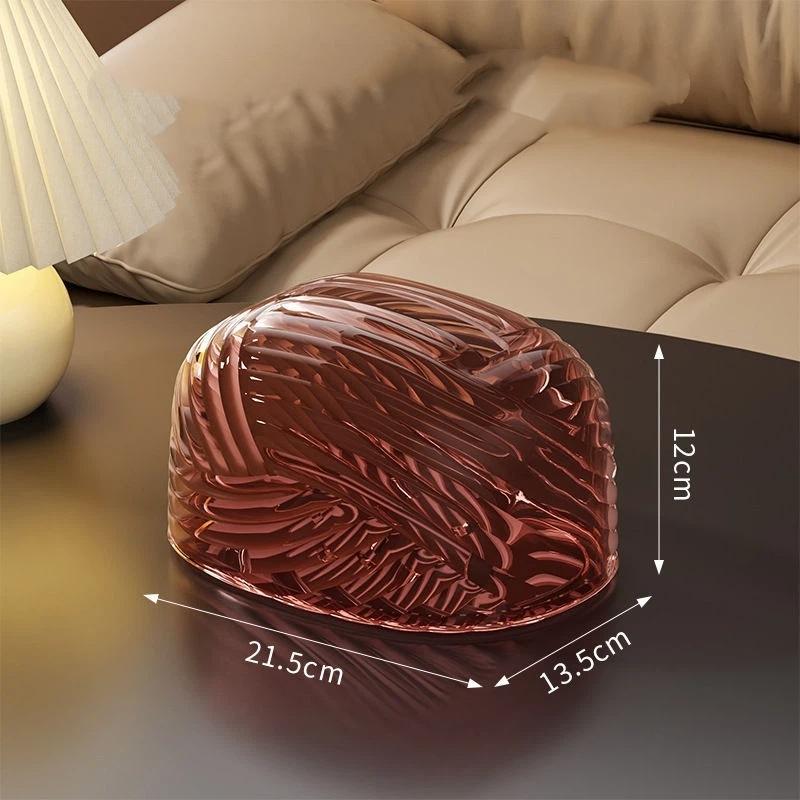 Moderne Acryl-Taschentuchbox Transparent Serviettenhalter Heimdekoration Wohnzimmer Schreibtisch Dekor Zubehör Dekorative Box