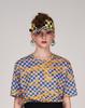 GREEDILOUS Checkerboard Chain Print Line Cap