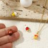 2 Pcs Brass Charms 18K Gold Plated Enamel 3D Beer Glass Soda Bottle Pendants For DIY Necklace Keychains Jewelry Making Findings