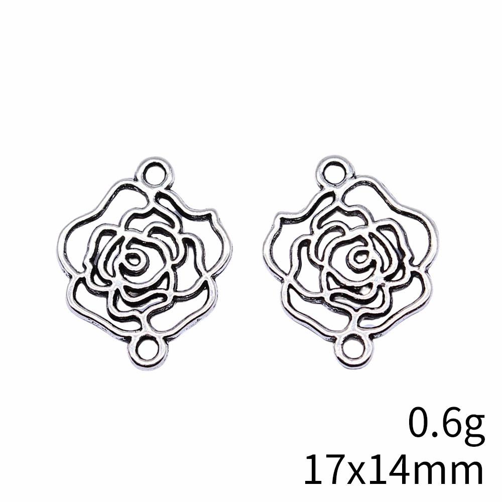 Gifts For Women Jewelry Materials Hollow Flower Connector Accessories Parts Cheapest Items Accessories And Components