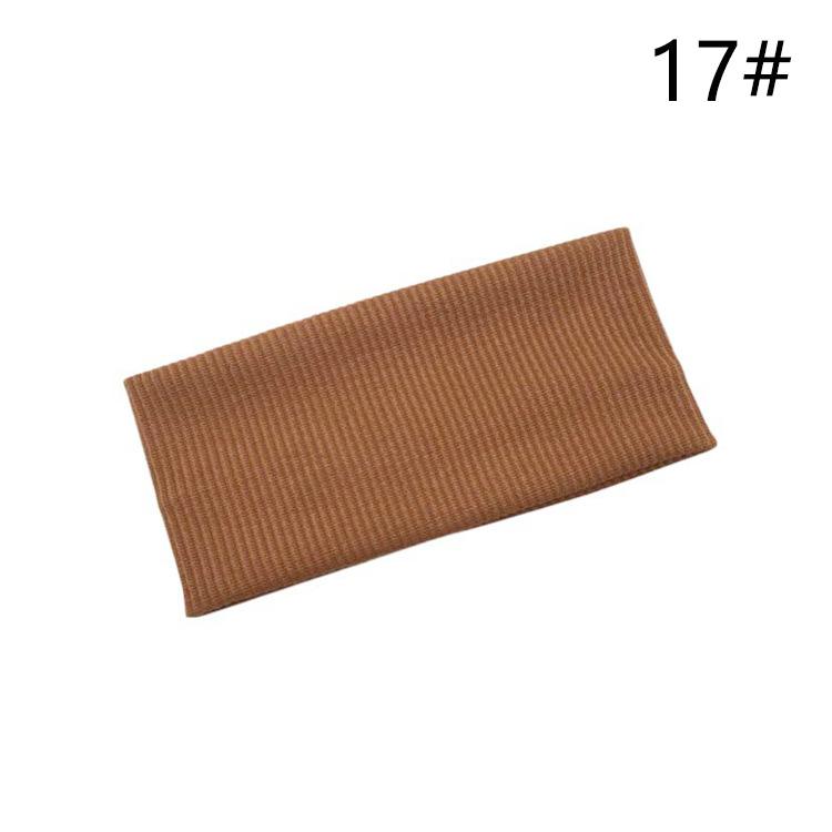 9003 SASAacc European and American Solid Color Knitted Hairband Elastic Sports Headband Hair Accessories Korean Style