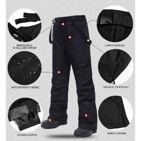 Neue Hochwertige Skihose Herren Outdoor Berg Winddicht Wasserdicht Ski Snowboardhose Winter Warm Schnee Hose Marke