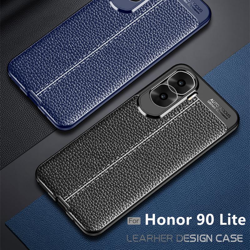 Θήκη Κάλυψη Για Honor 90 Lite Honor 90 Lite Capas Νέο Τηλέφωνο Προφυλακτήρας Αντικραδασμική Πίσω Μαλακή TPU Δερμάτινη Θήκη Huawei Honor 90 Lite