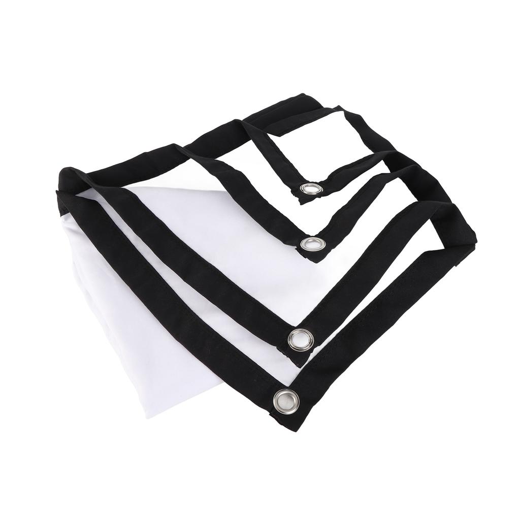 Projektorové plátno 100 palců HD Odolné proti vráskám Skládací Přenosné Projekční plátno Látka s háčkem