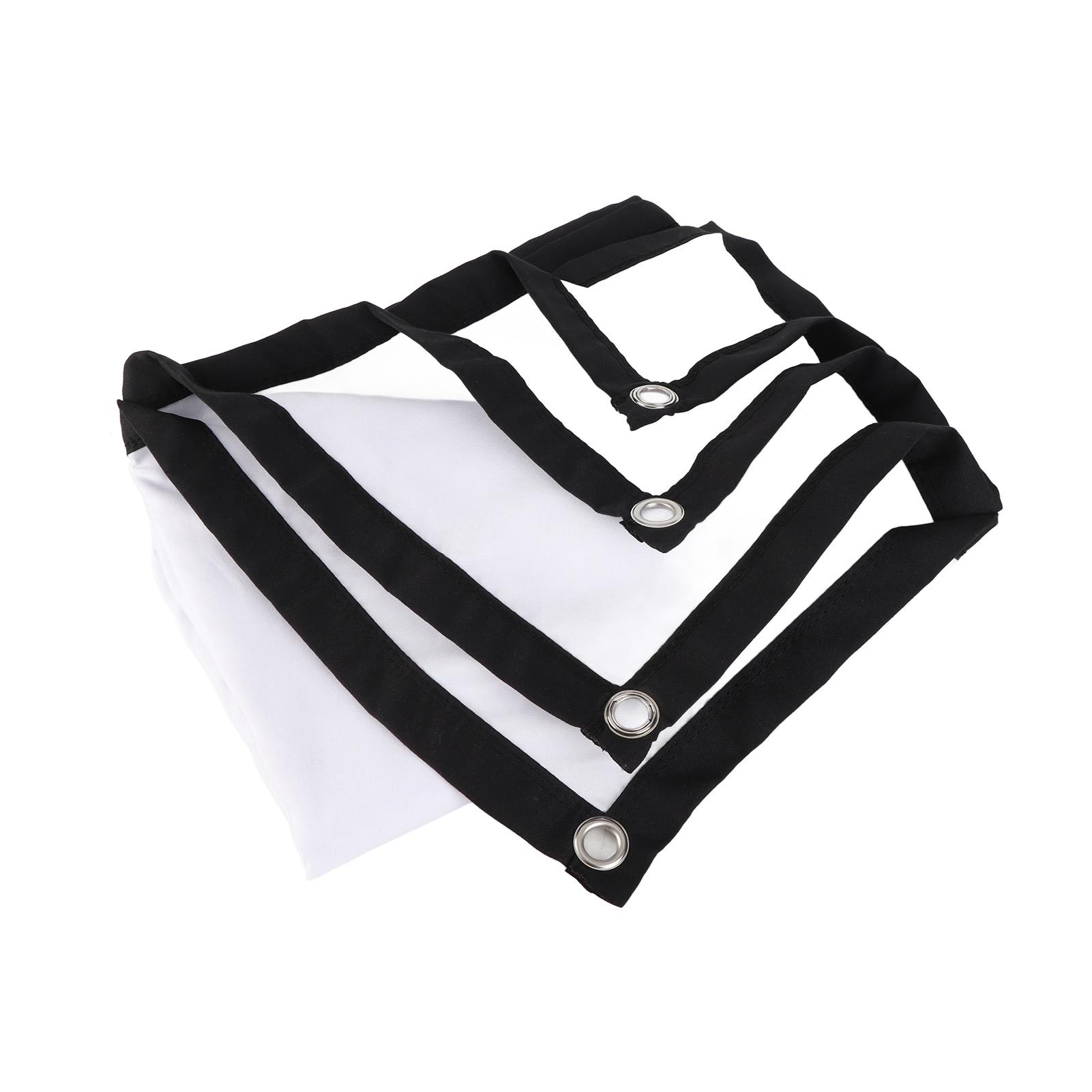 DIYelecs Projectiescherm 100 Inch HD Kreukbestendig Opvouwbaar Draagbaar Projectieschermdoek met Haak