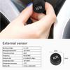 Dispositivo de alarma de presión de neumáticos para automóvil con sistema TPMS solar, pantalla digital colorida y 4 sensores externos, advertencia de temperatura y presión de neumáticos