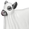 Ghost Cow Statue Halloween Draped Ghost Cattle Figurine Resin Sculpture for Indoor Outdoor Desktop Garden Yard Decor