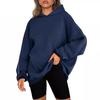 2026 Fall Winter New Loose Hoodies Pullovers Women Oversized Casual Solid Plus Velvet Sweatshirts Female Hoody Clothes