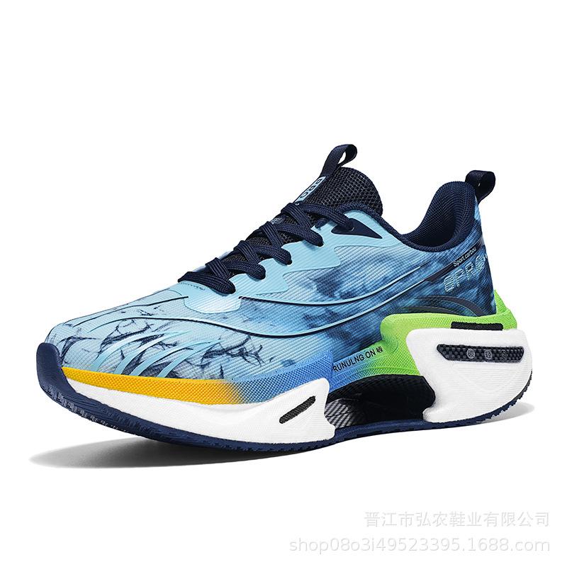 Men's low-top soft-soled cushioning sneakers outdoor light and comfortable versatile casual shoes outdoor racing shoes