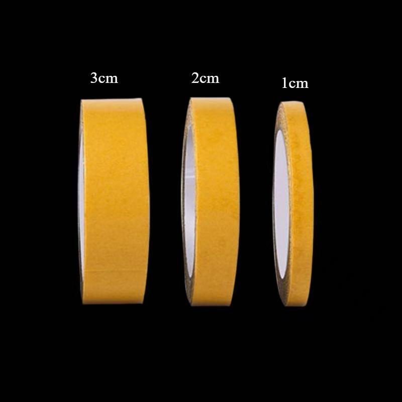 

3 Rolls of Strong Adhesive Fabric Tape, No Cutting, Multifunctional and Traceless To Change The Hem of Pants
