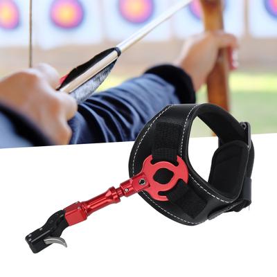 Archery Compound Bow Release Aid Trigger Bow   Wrist Wristband Spreader Composite Pulley Bow Archery Accessories