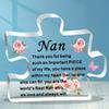 Nan Gifts for Bithday Christmas Mothers Day Best Nan Gifts from Grand Acrylic Piece