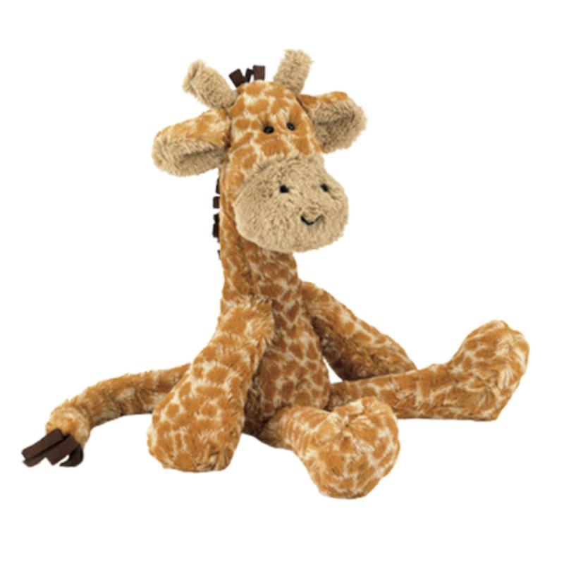 

JELLYCAT Jungle Animals Series Big Tail Happy Giraffe Soothing Doll Plush Doll 41cm High Box Not Included