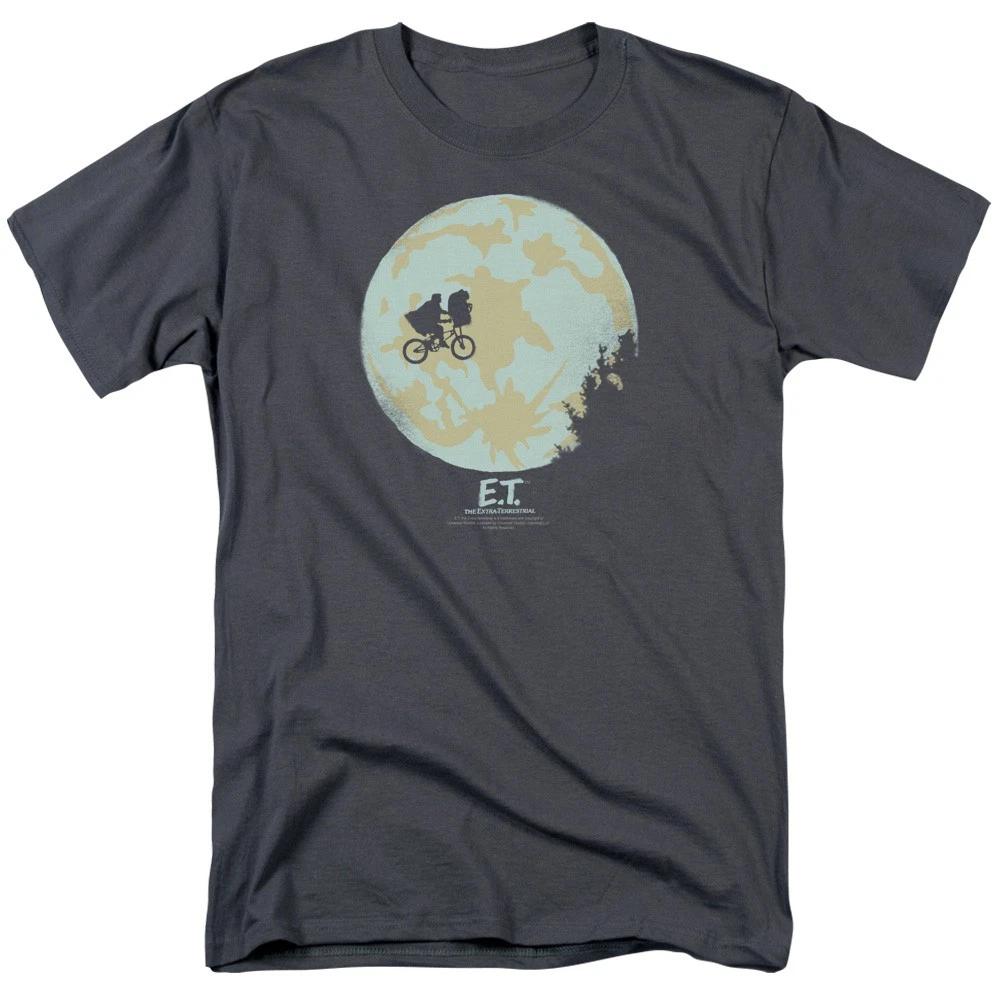 E.T. the Extra-Terrestrial - In The Moon -  Unisex Children s T-shirt - Gray 140