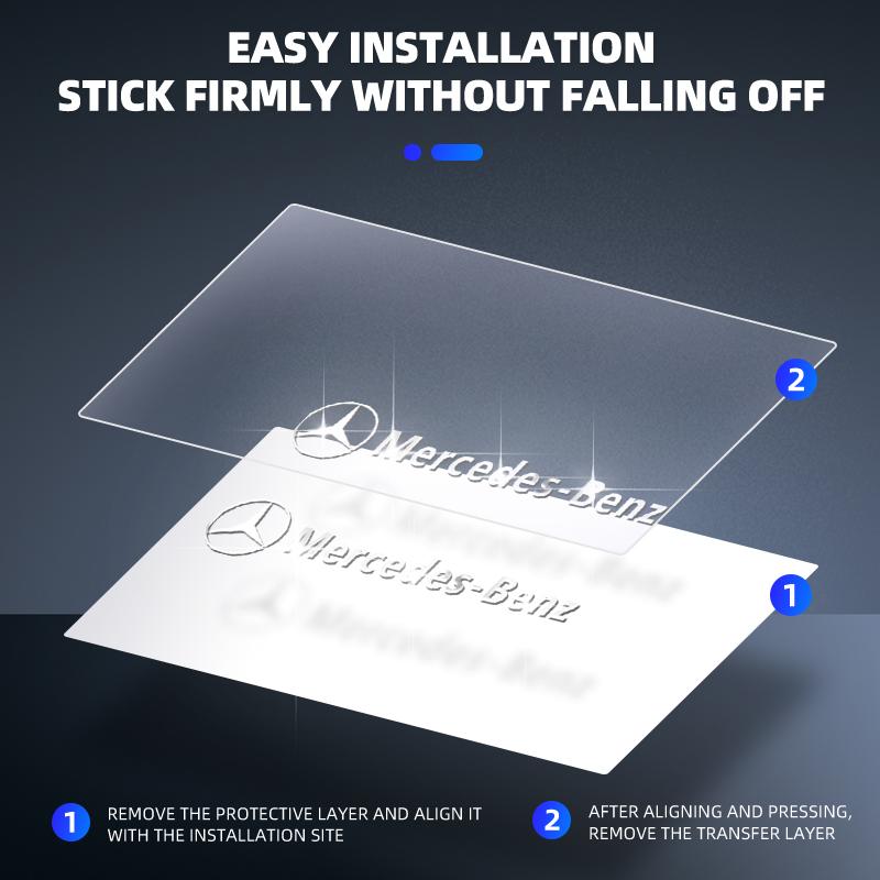 3D Auto Logo Aufkleber Metallbuchstaben Auto Aufkleber Innenraum Dekoration Für Mercedes Benz AMG W204 W205 W203 W211 W201 W210 W108 W124