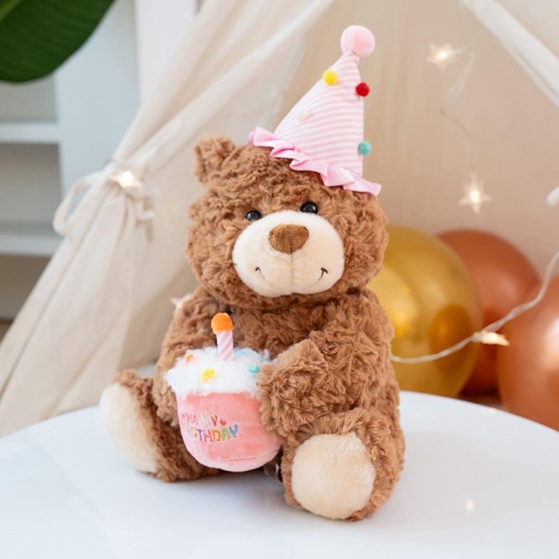 Cute New Teddy Bear Birthday Teddy Bear Doll Plush Toy Girl Doll Hug Bear Gift