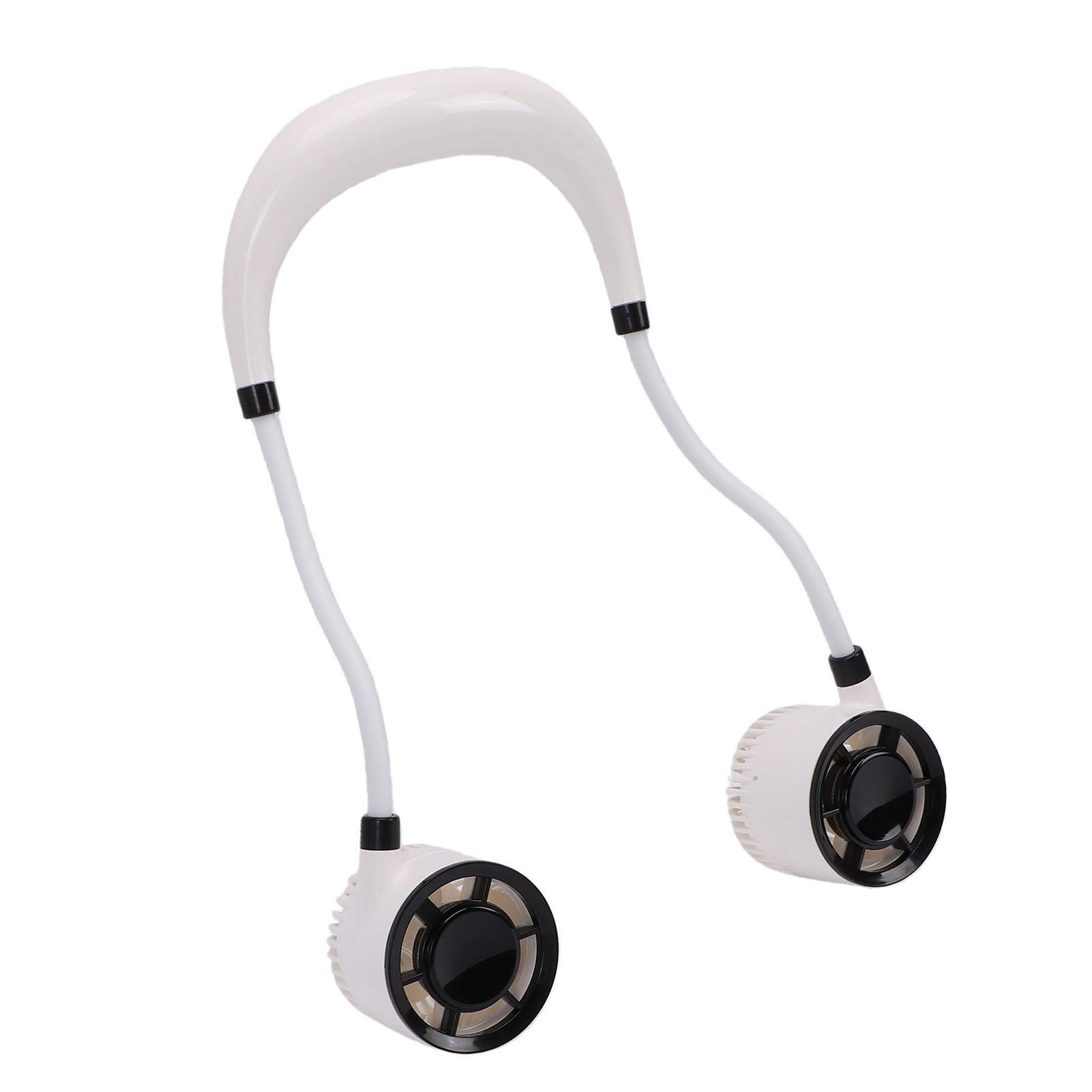 Neck Fan 4 Speed s Portable USB Rechargeable Hands Bladeless Fan with LED Display for Outdoor