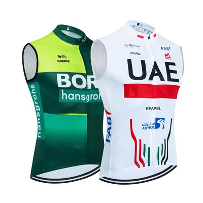 Nová cyklistická vesta SAE Pánská Silniční BORAFUL TEAM Kolo Větruodolné Tričko Ropa Ciclismo Profesionální Jízda Bez Rukávů Cyklistický Dres 2026