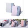Chic Fashion Women Short Wallets In Pu Leather With Stylish Tassel Zipper And Card Holder