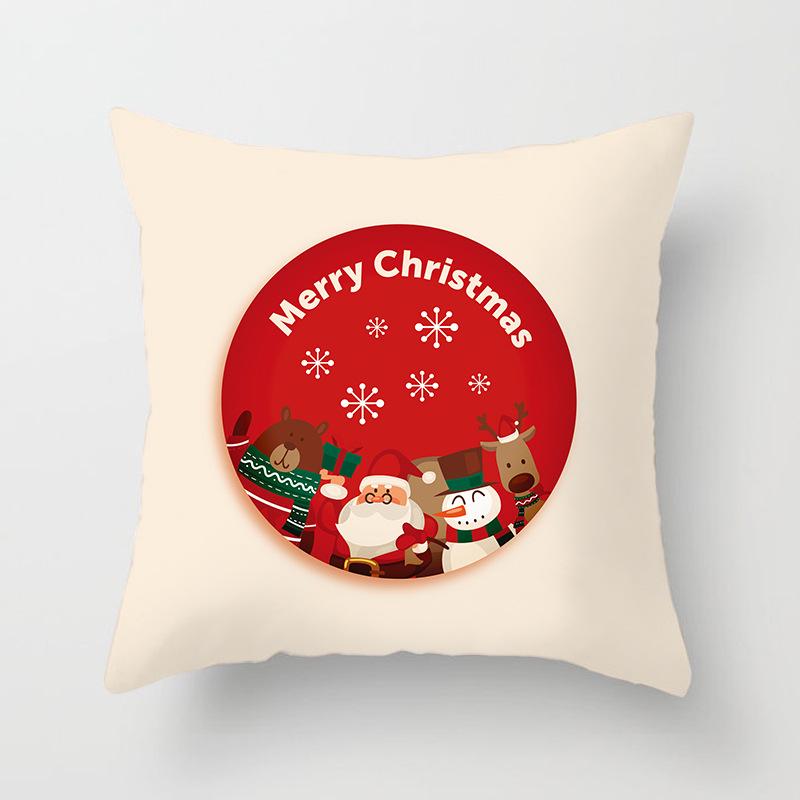 Home Furnishings Christmas Simple Sofa Pillow Cases