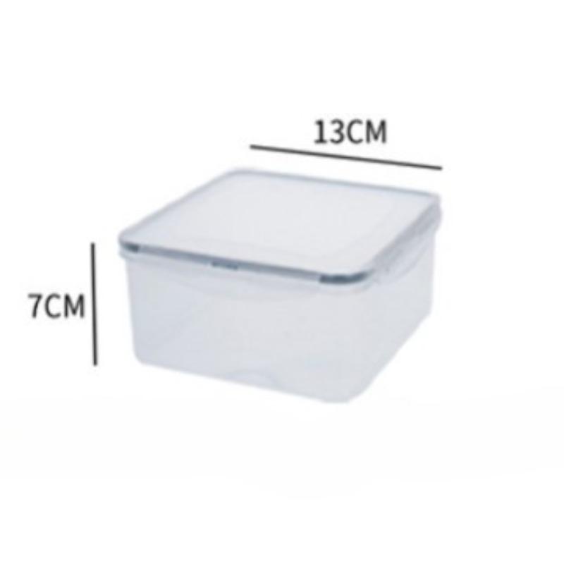 Kitchen Refrigerator Preservation Box, Household Square Plastic Box, Food Storage and Sealing Box