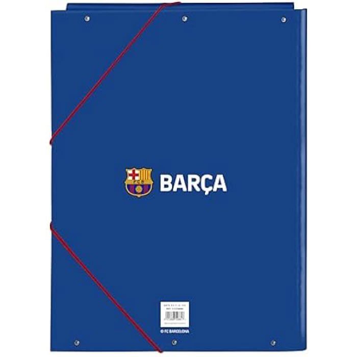 Classeur Folio - SAFTA - F.C. BARCELONE 2ème ÉQUIPATION - Confortable - Polyvalent - Bleu