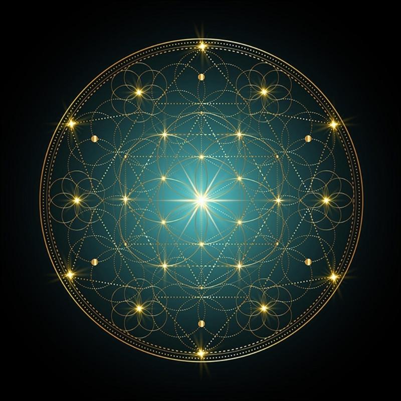 

Soft and Light Tablecloth Mystical Cloth Tarot Tablecloth Table Cover Decors 50x50cm