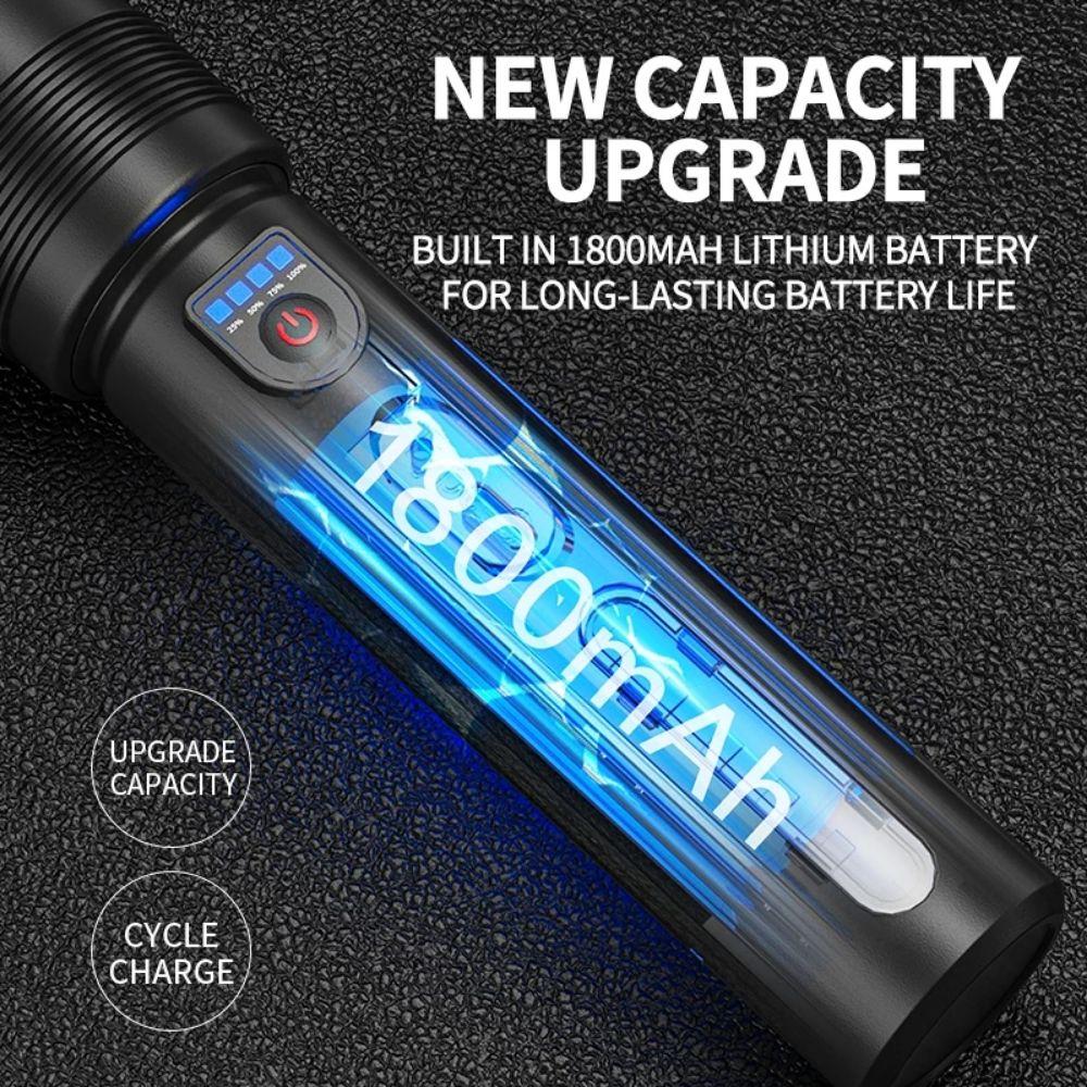 Long-Range Mini Flashlight COB Side Lamp Pocket Torch Durable Floodlight  Hiking
