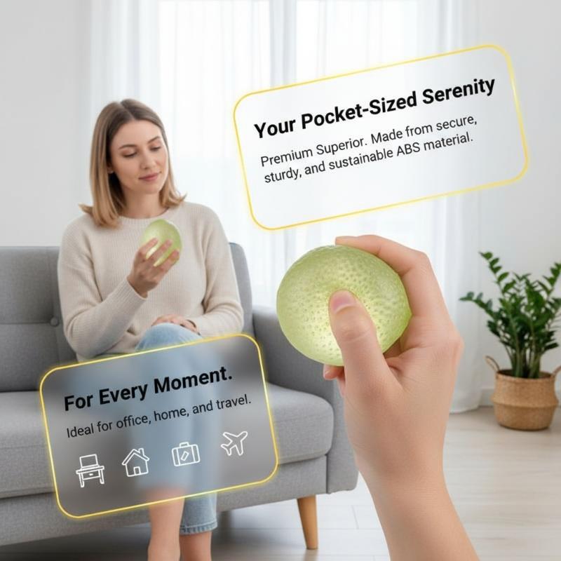 Lemon Stress Relief Squishy Ball Soft Squeeze Fidget Toy 1 Piece 3 Colors for Kids Adults School Travel Gift