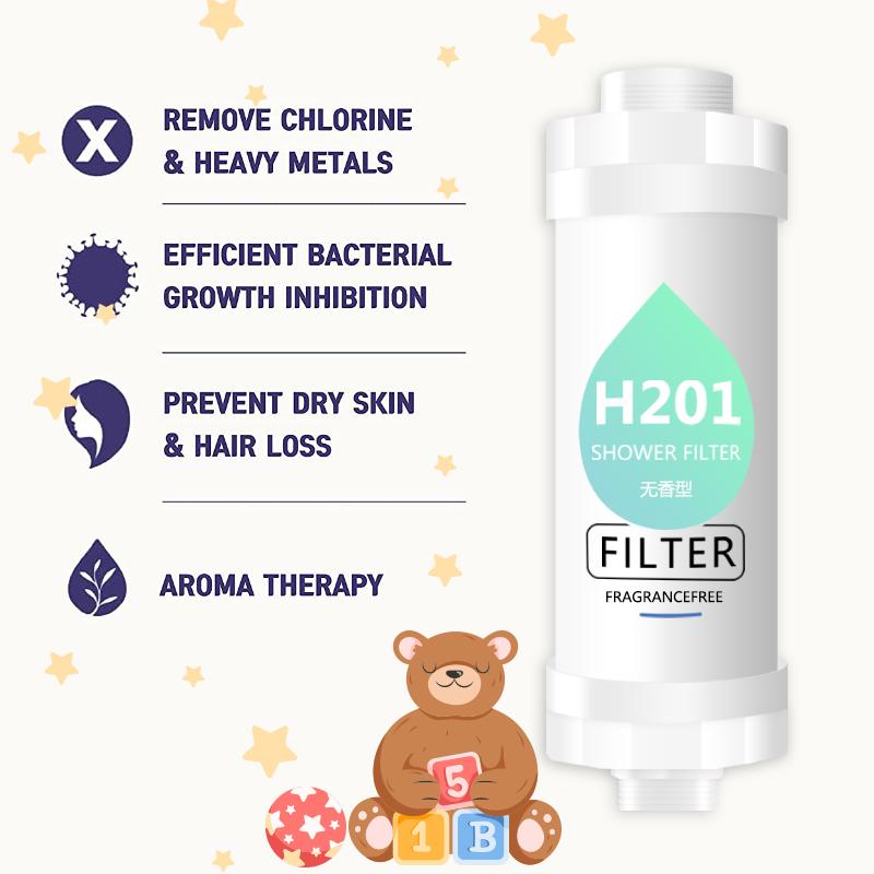 Nuovo Filtro Doccia Filtro Soffione Doccia, Capelli/Pelle Morbidi Rimozione Cloro, Accessori Bagno