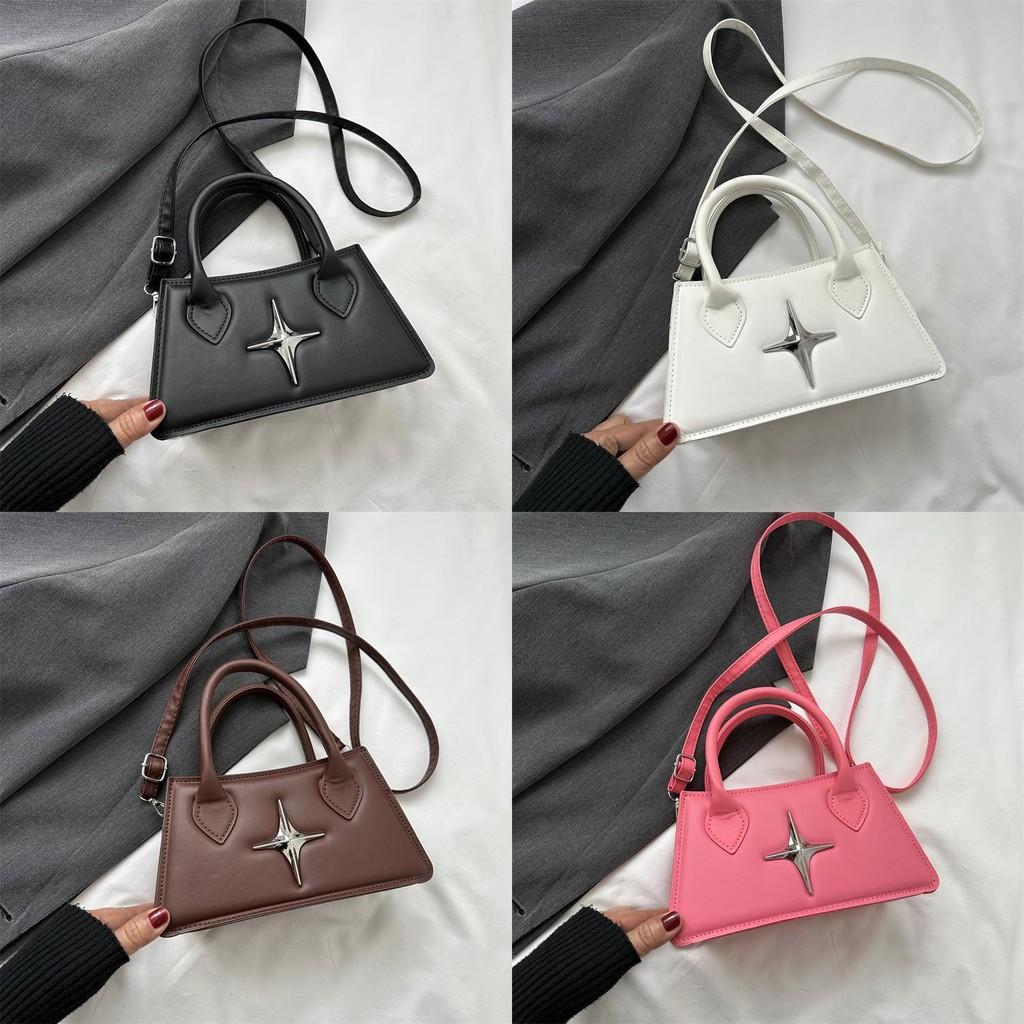 Trendy Street Style Small Square Bag Unique Retro Shoulder Bag For Daily Use