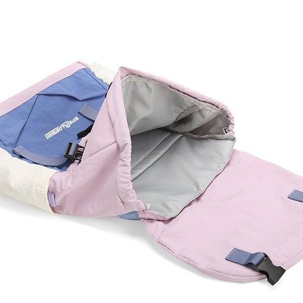 Schoolbag Fog Field Green Function Splicing Bundle Backpack College Student Couple Outdoor Sports Adventure Refreshing Backpack