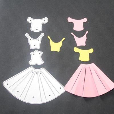 Matrices de découpe gaufrées Robe Modèles pour la fabrication de cartes Bricolage Scrapbooking X3UC