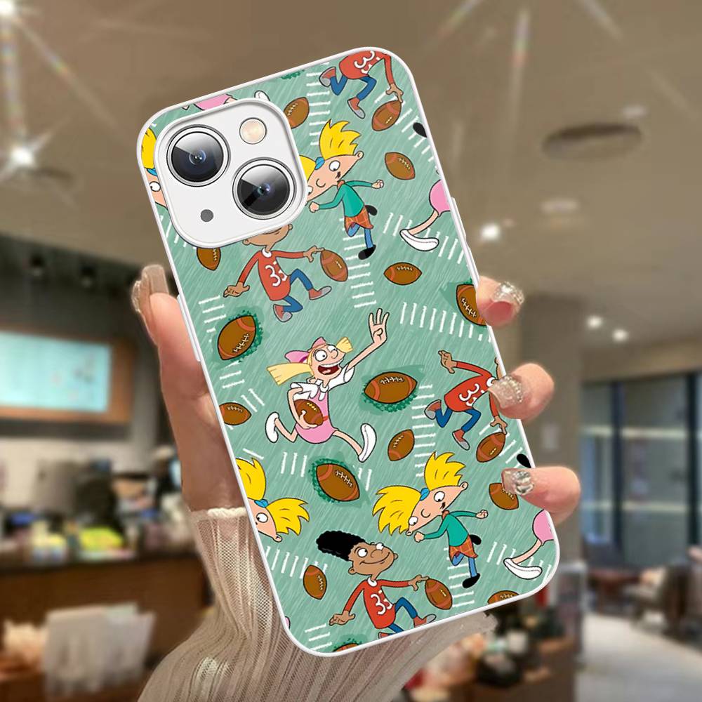 

Hey A_Arnolds Cartoon For IPhone 14 13 12 Mini 11 Pro XS Max X XR 14 Plus Tempered Glass Cover iphone XR