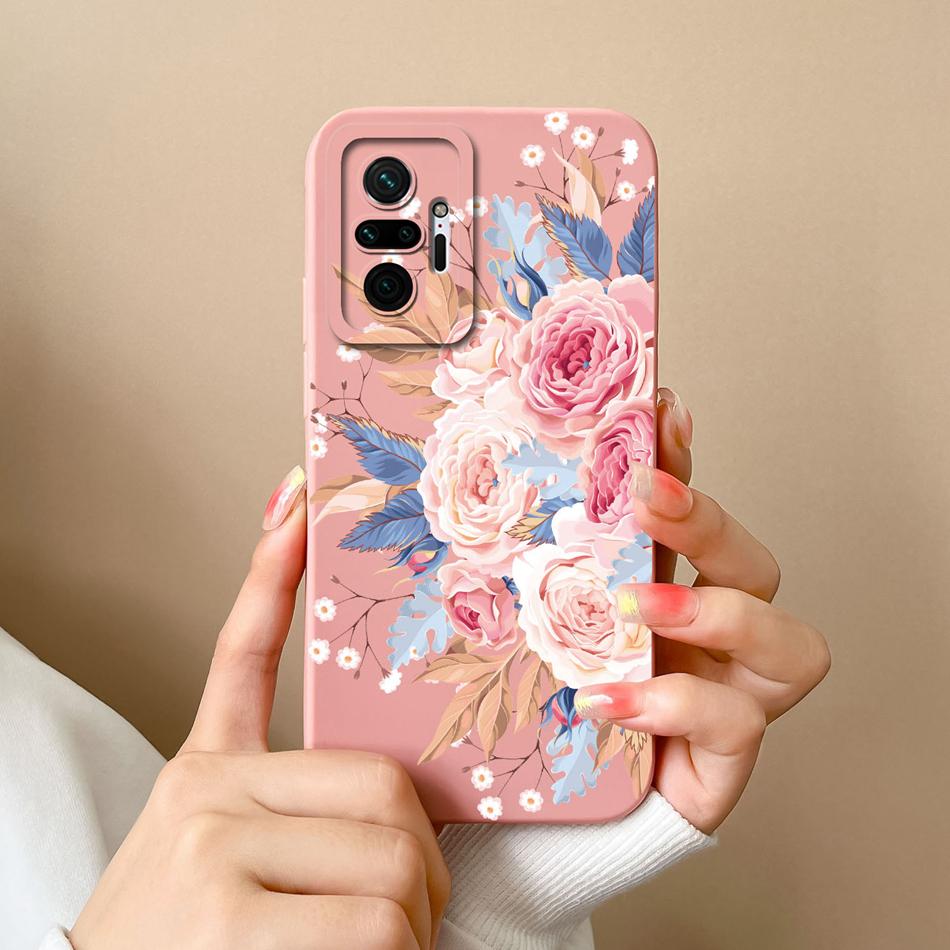 Case For Redmi Note 10 Pro Max Astronaut Soft Liquid Silicone Camera Protection Back Cover For Xiaomi Redmi Note 10Pro Max Coque