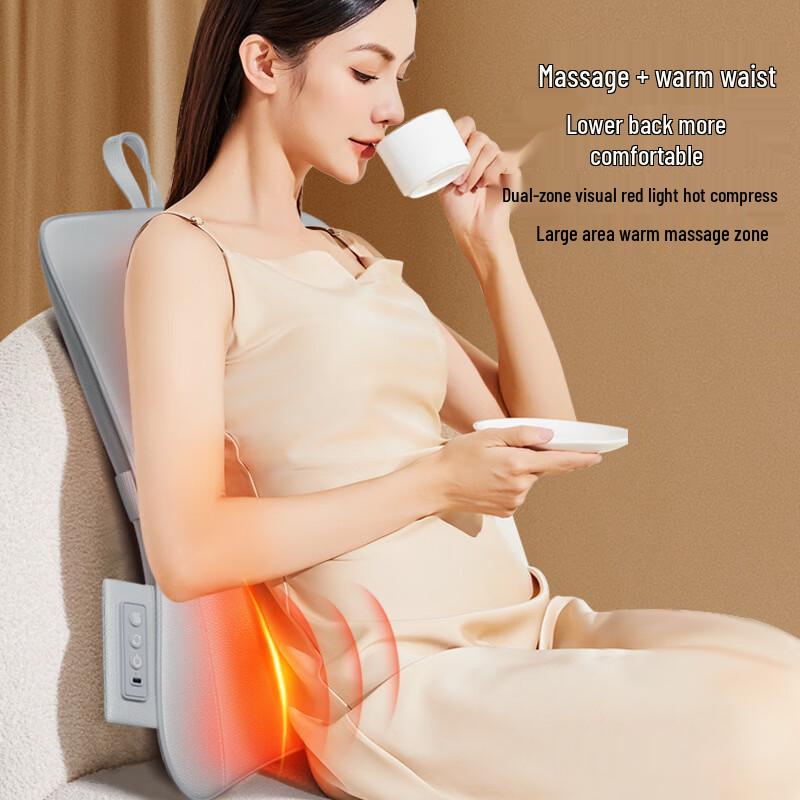 FAERCON Lumbar Back Massager with Heat CN plug (adapter included)