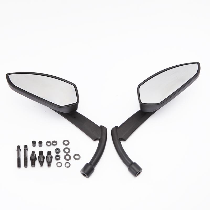 

Алюминиевые черные универсальные зеркала заднего вида для мотоцикла, боковые зеркала для скутера, квадроцикла, внедорожного зеркала заднего вида для мотоцикла