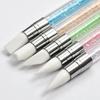5pcs Multi-functional Silicone Nail Art Pens for Embossing, Painting, Carving, and Smearing.