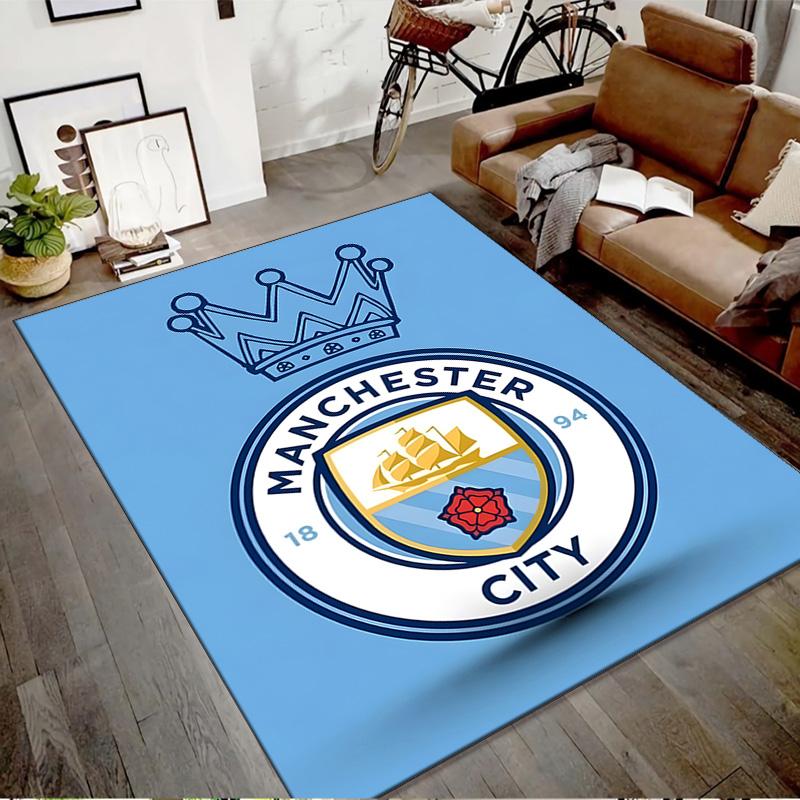 1pc Football Team Design Printed Area Rug Carpet for Bedroom Living Room Home Decor Rugs Mat Non Slip Mat Rug for Bedside